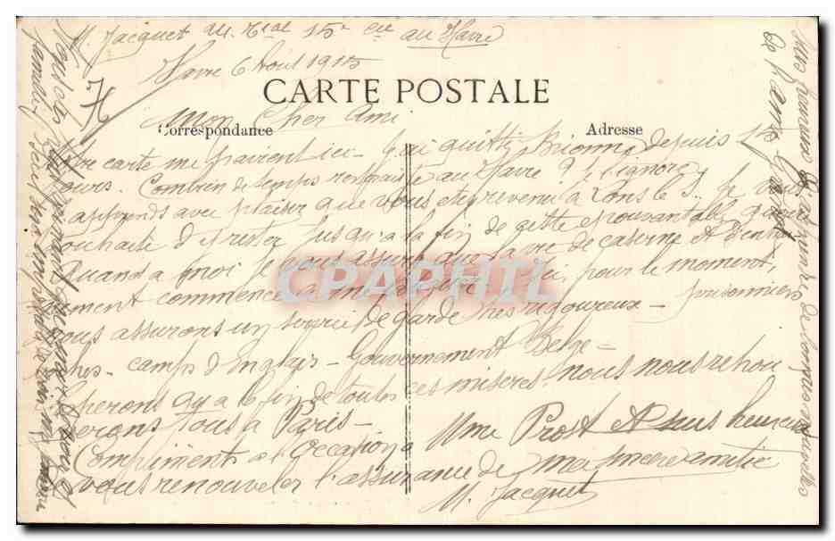 Le Havre - Ensemble de la Plage et du Boulevard Albert 1 - CPA  — Rückseite