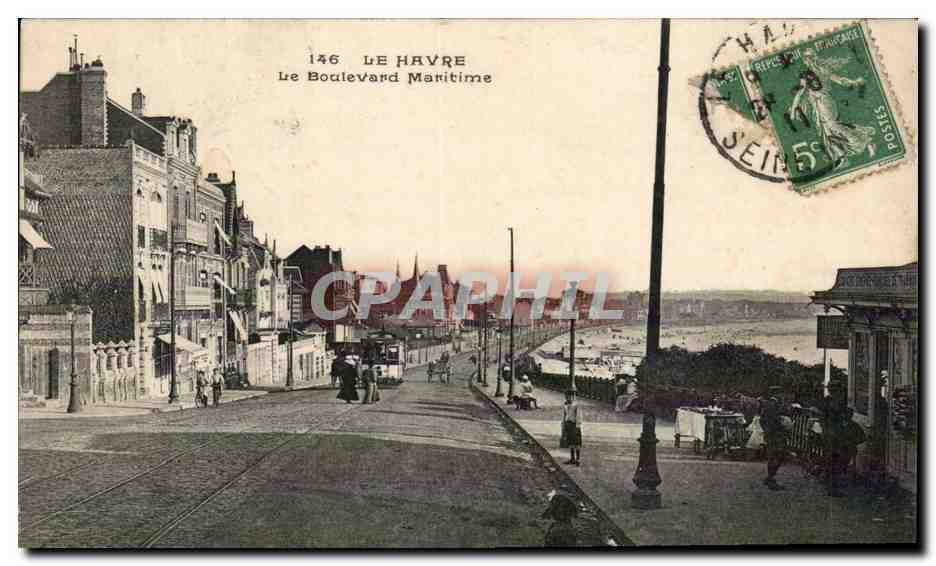 Le Havre - Le Boulevard Maritime - CPA 
