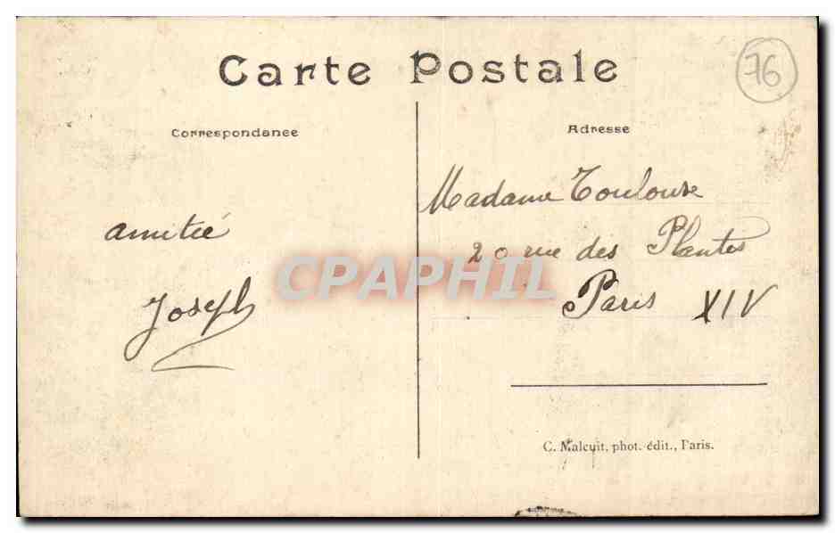 Le Havre - Le Boulevard Maritime - CPA  — Rückseite