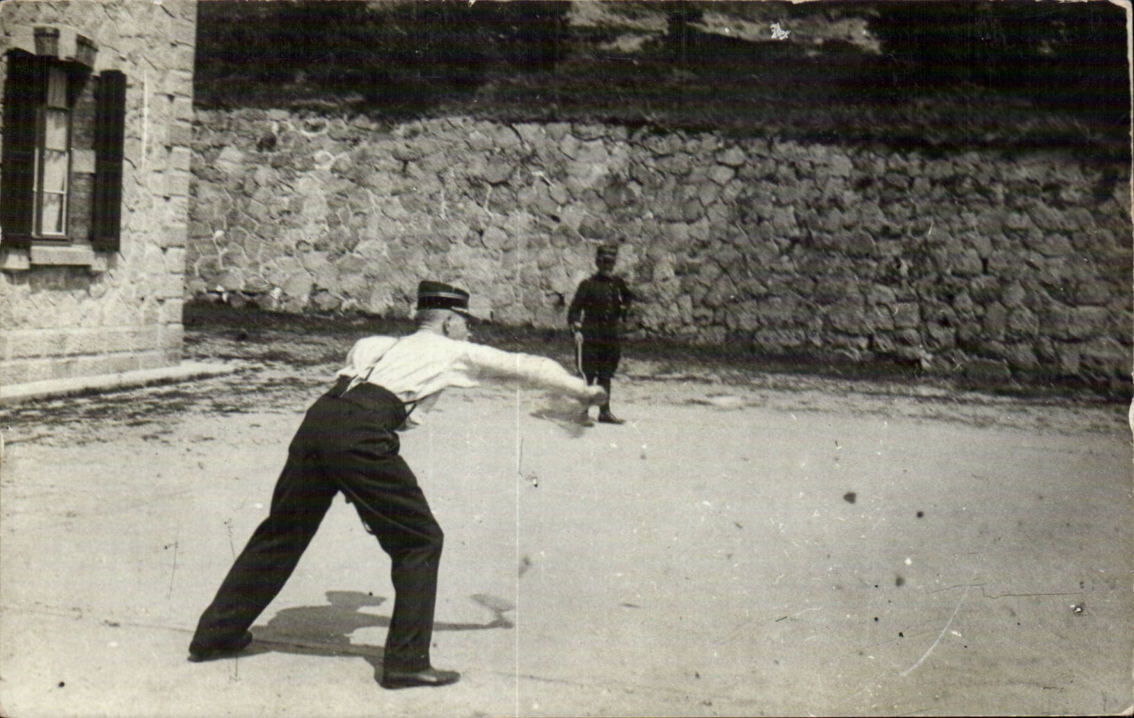 CARTE PHOTO Militaria Soldat Regiment 