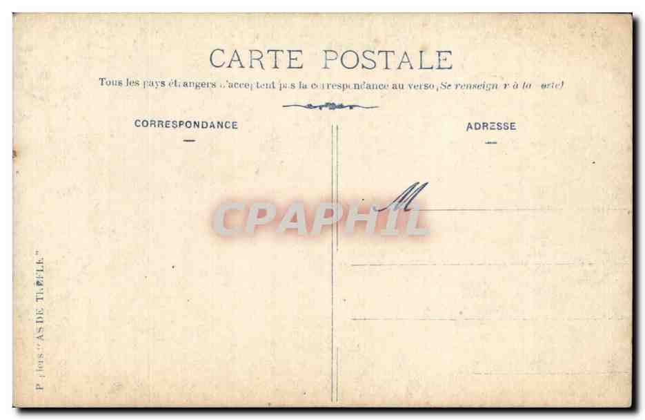 CARTE PHOTO Militaria Soldat Regiment  — Rückseite