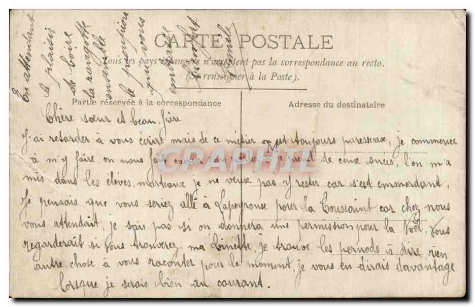 CARTE PHOTO Militaria Soldats  — Rückseite