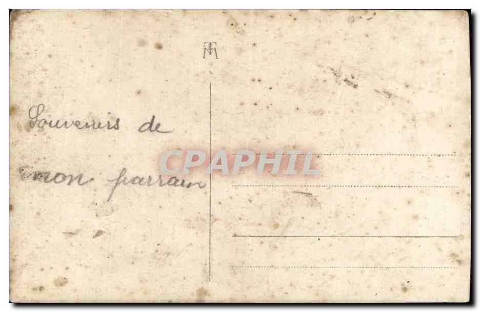 CARTE PHOTO Militaria Soldat — Rückseite