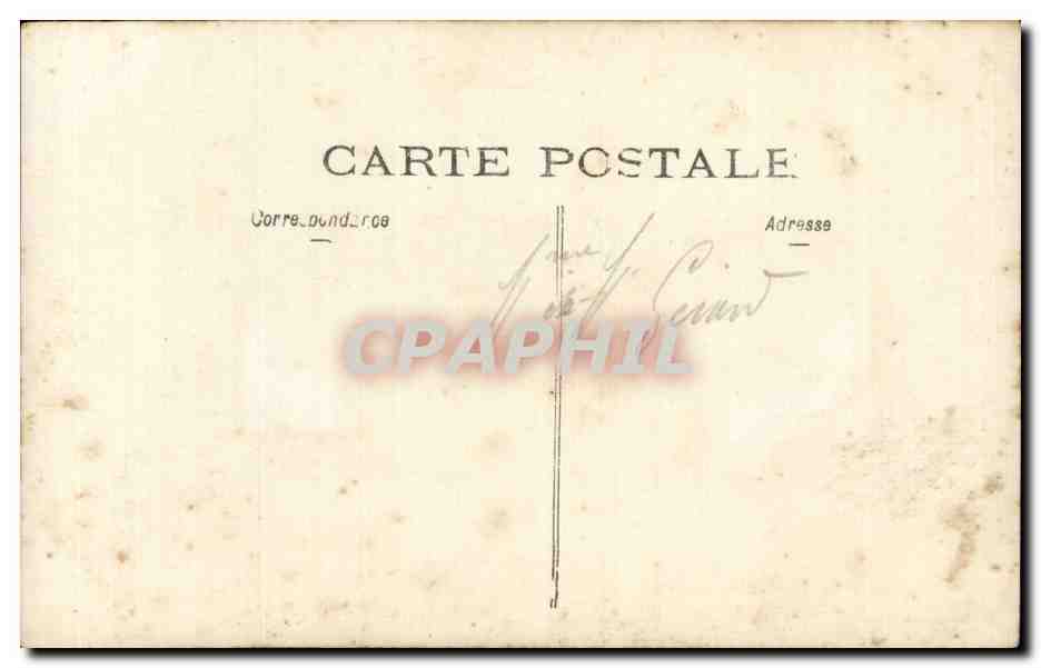 CARTE PHOTO Militaria Soldat — Rückseite
