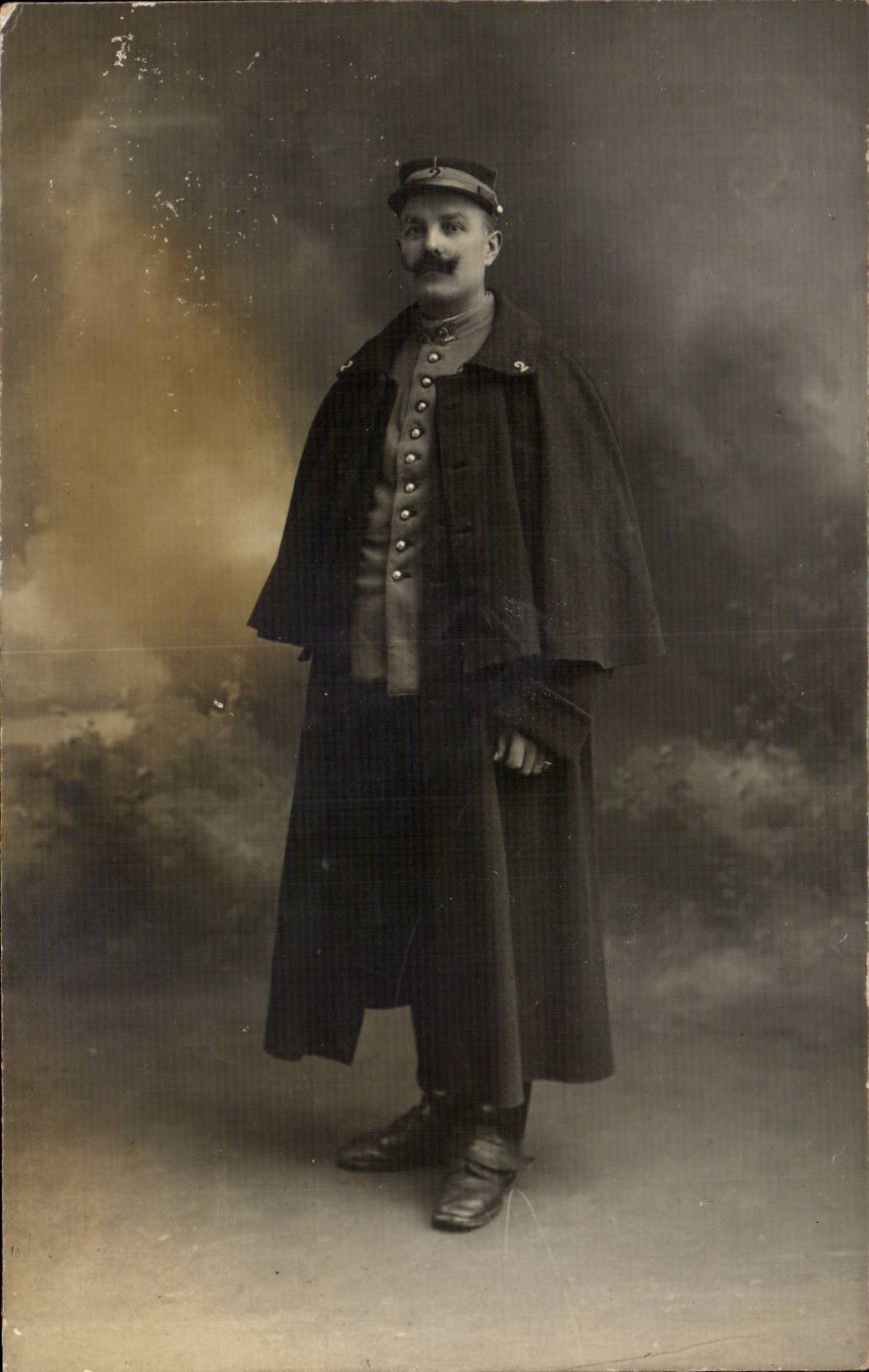 CARTE PHOTO Militaria Poilu Soldat