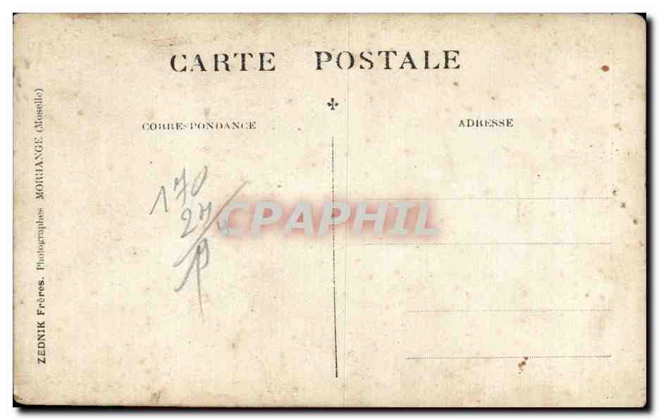 CARTE PHOTO Militaria Soldat  — Rückseite