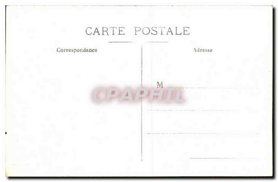 CARTE PHOTO Monument aux morts — Rückseite