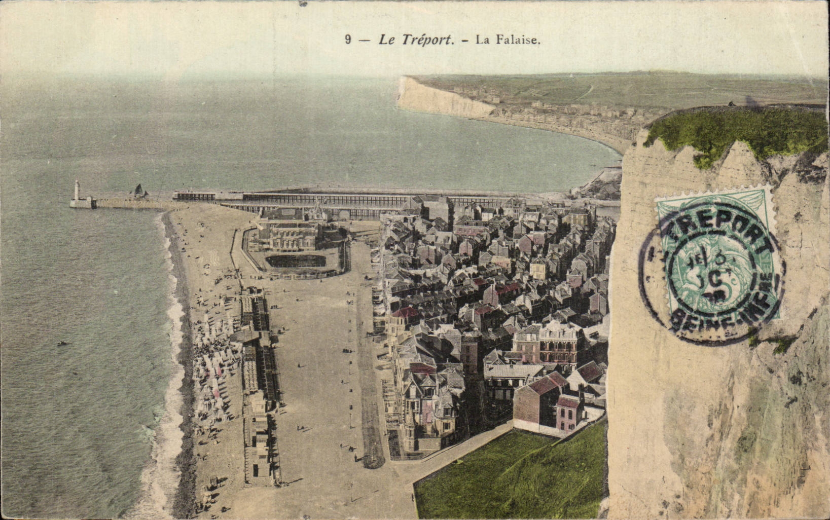 Le Treport - La Falaise - CPa 