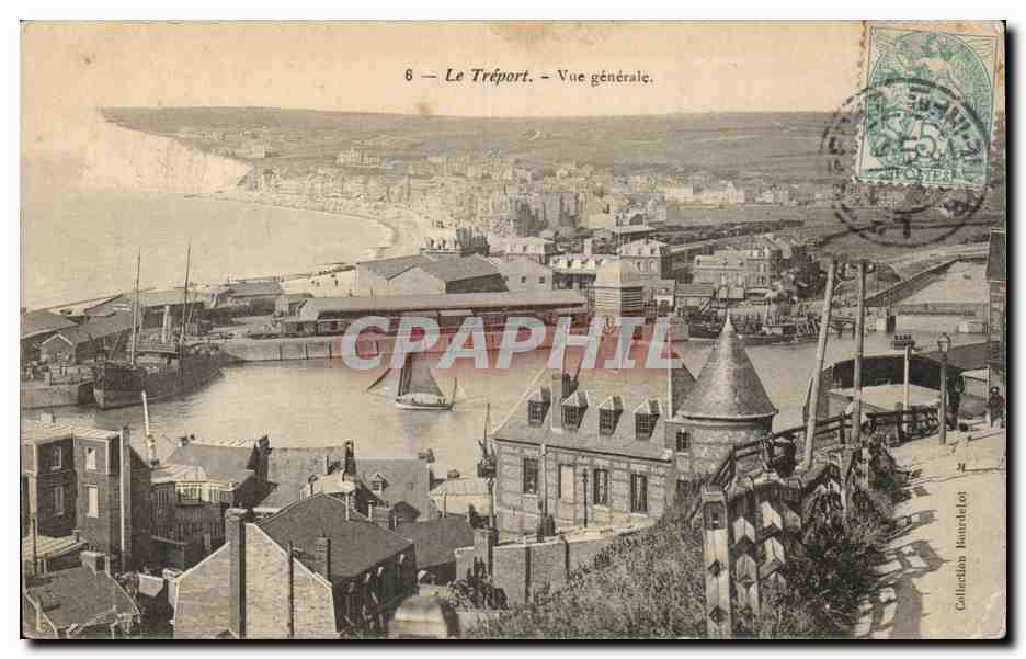 Le Treport - Vue Generale - CPA 