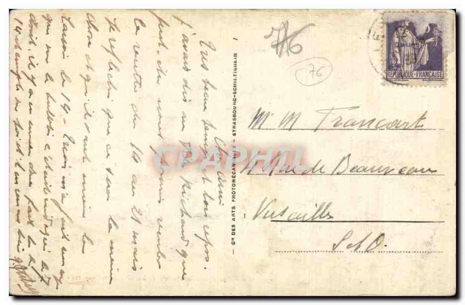 Le Tréport — La Frégate (Arch. André Echard) — Directeur Henri PONTIE — Verso