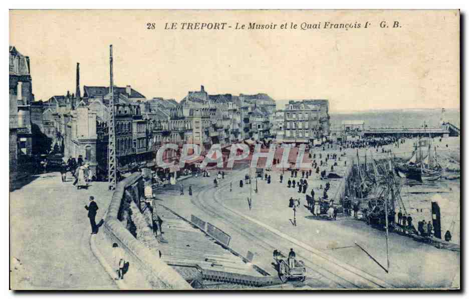 Le Tréport - Le Musoir et le Quai François Ier - G. B.