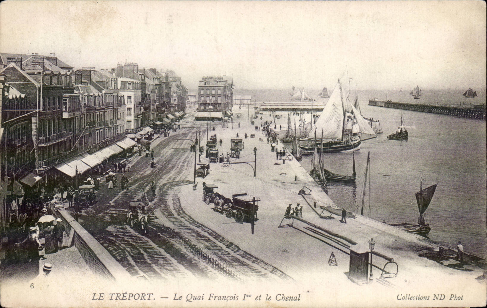 Le Treport - Le Quai Francois I - CPA 
