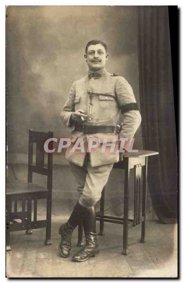 CARTE PHOTO Militaria Soldat