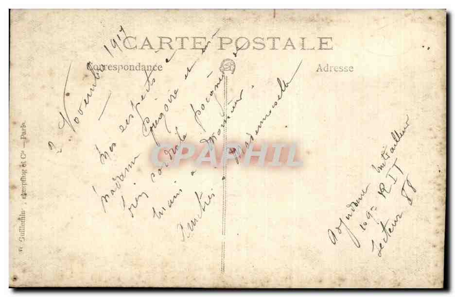 CARTE PHOTO Militaria Soldats — Rückseite