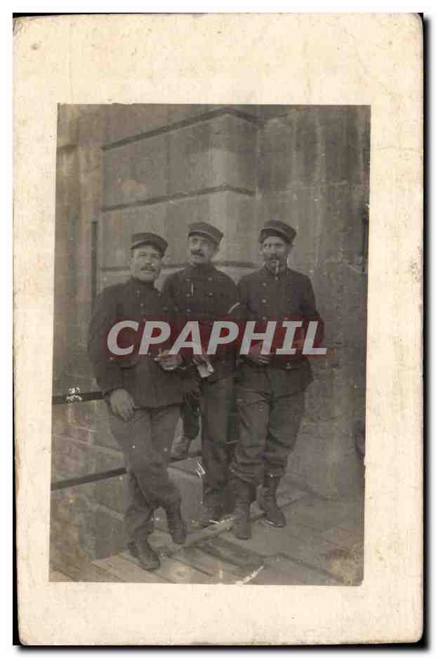 CARTE PHOTO Militaria Soldats