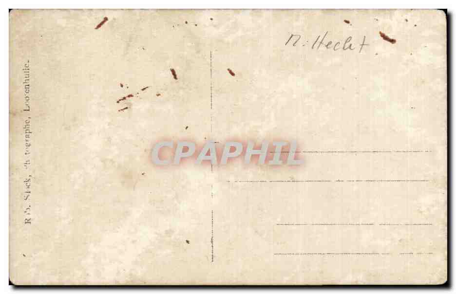 CARTE PHOTO Militaria Soldat — Rückseite