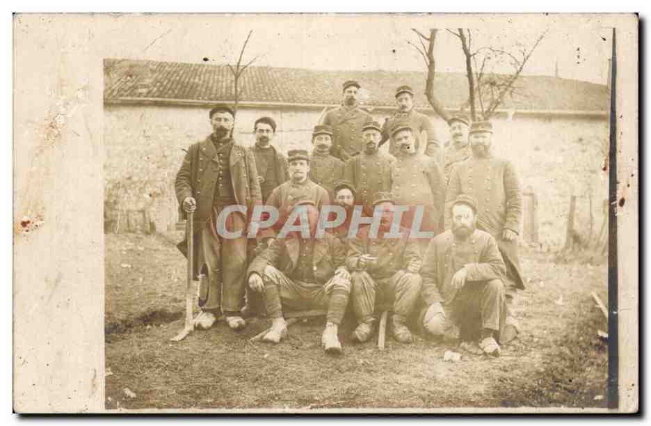 CARTE PHOTO Militaria Soldats 