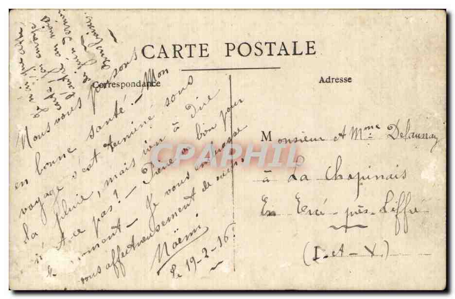 CARTE PHOTO Militaria Soldats  — Rückseite
