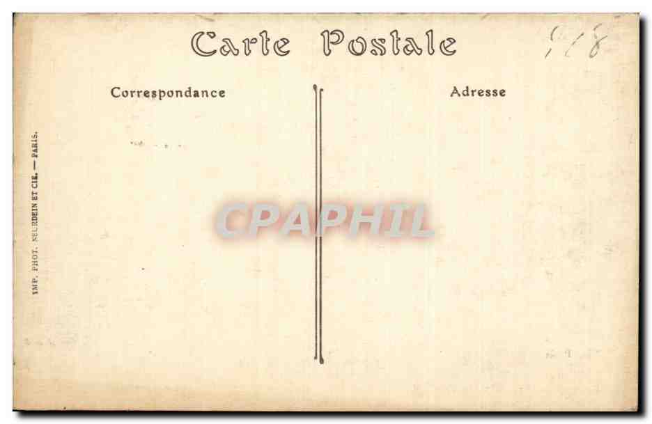 CPA Militaria Compagnue d'un regiment de territoriaux de retour des travaux de 1ere ligne  — Rückseite