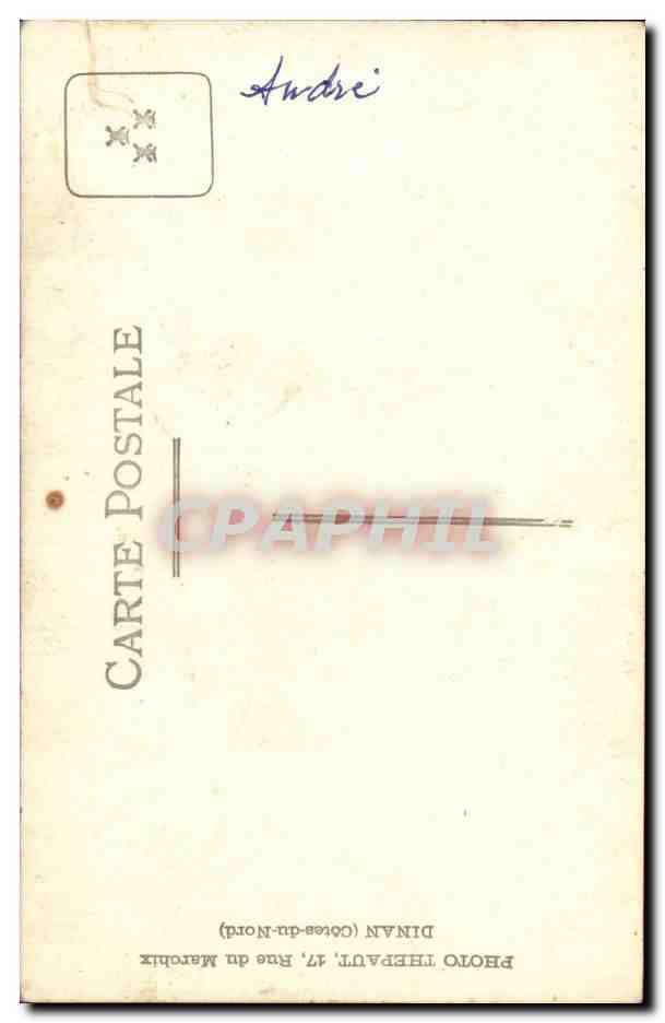 CARTE PHOTO Militaria Soldat — Rückseite