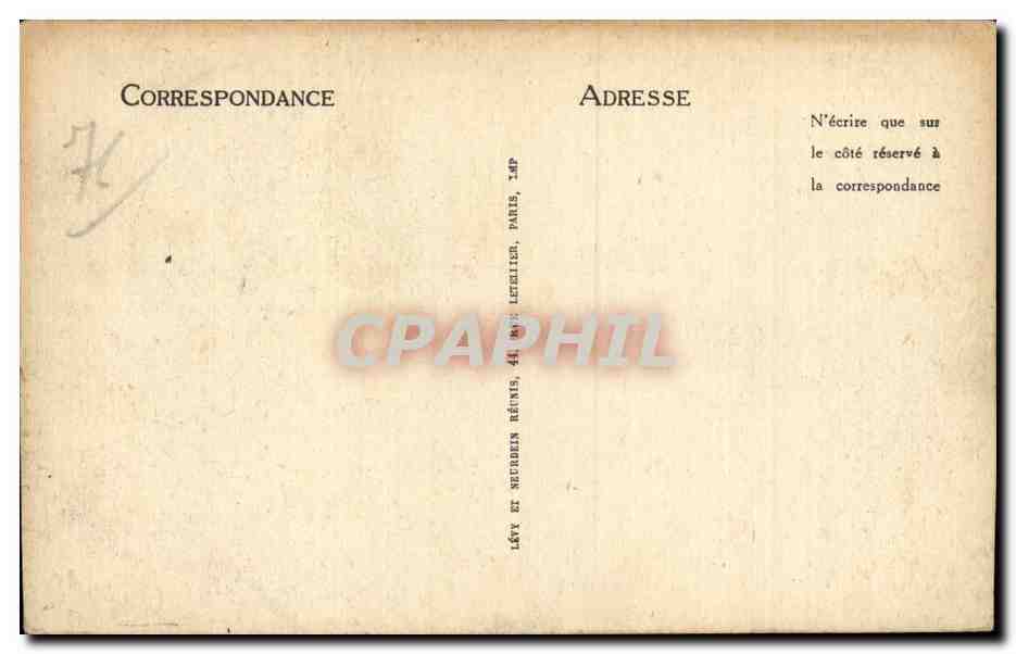 CPA Le Treport Le calvaire — Rückseite