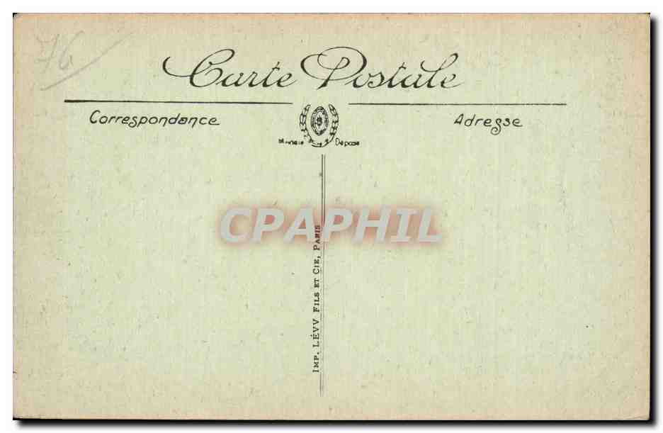 CPA Le Treport La promenade du casino — Rückseite