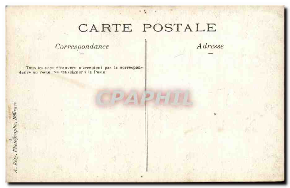 CPA CARTE PHOTO Militaria Soldats  — Verso