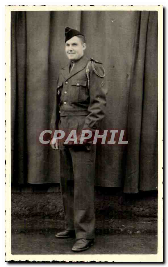 CPA CARTE PHOTO Militaria Soldat 