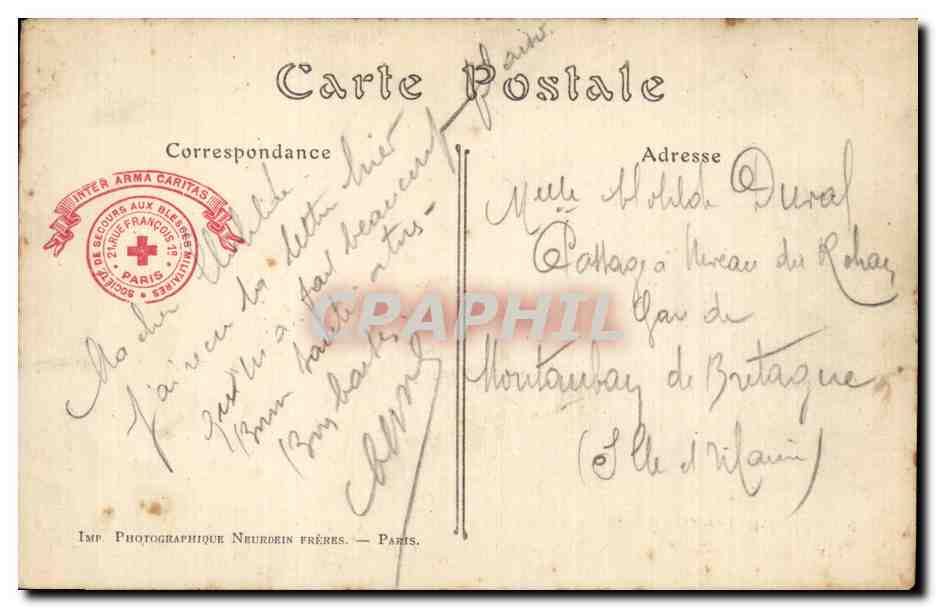 CPA Campagne de 1914 Musee de l'armee Notre Vaillant Retour du front de notre glorieux mutile Canon — Rückseite