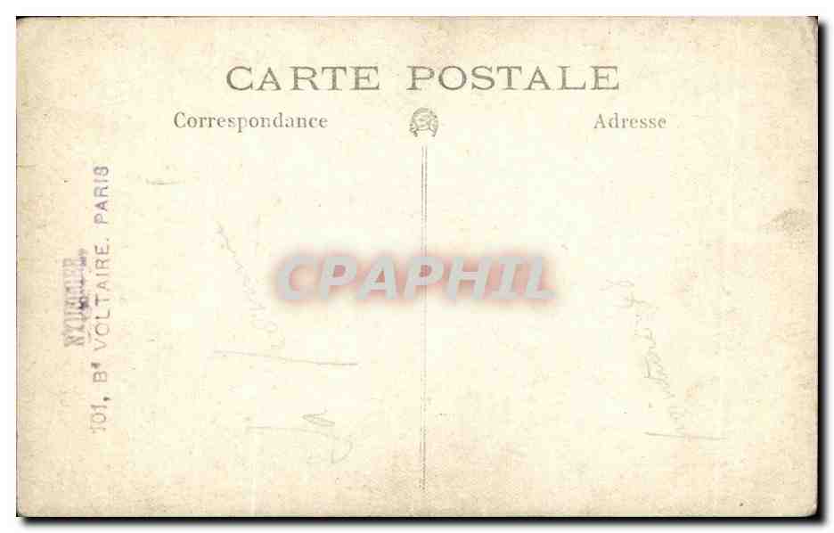 CPA CARTE PHOTO Militaria Soldat Poilu — Rückseite