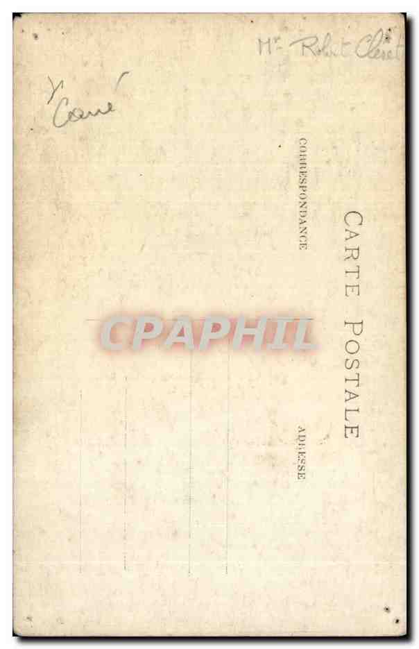 CPA CARTE PHOTO Militaria Soldat Poilu Mr Robert Cleret — Rückseite