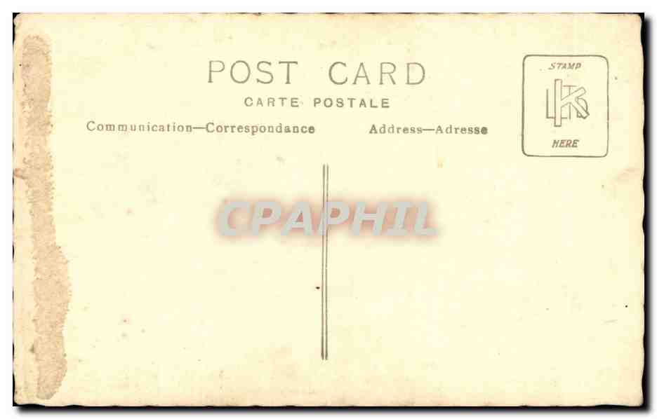 CPA CARTE PHOTO Militaria Soldat Poilu  — Rückseite
