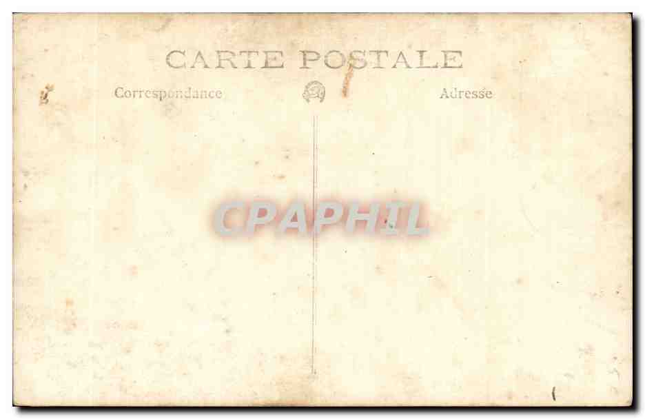 CPA CARTE PHOTO Militaria Soldat Poilu  — Rückseite