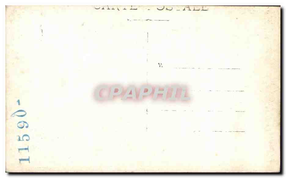CPA CARTE PHOTO Militaria Soldat Poilu — Rückseite