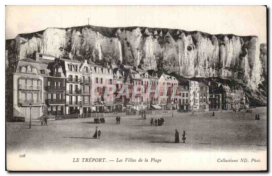 CPA Le Treport Les villas de la plage