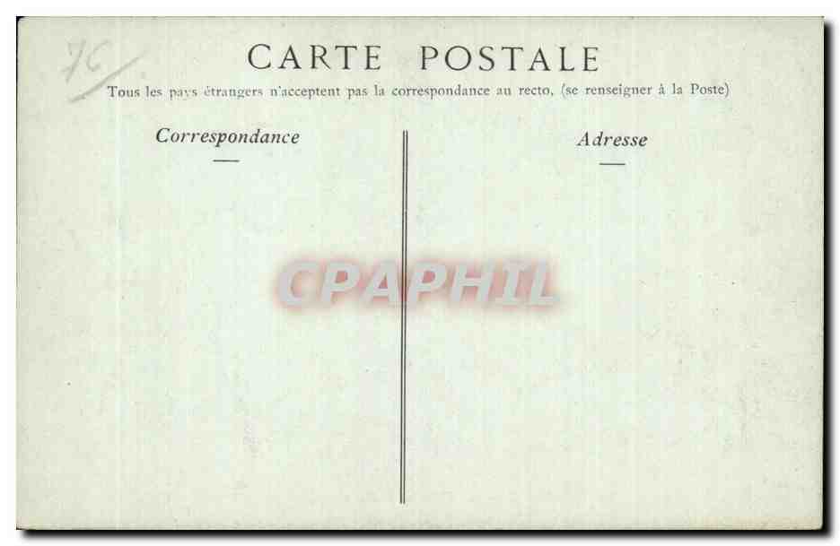 CPA Le Treport Les villas de la plage — Rückseite