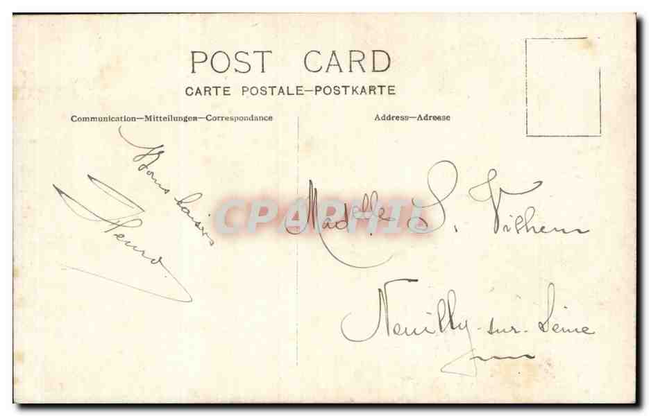 CPA CARTE PHOTO Militaria Soldat Fer a cheval — Rückseite