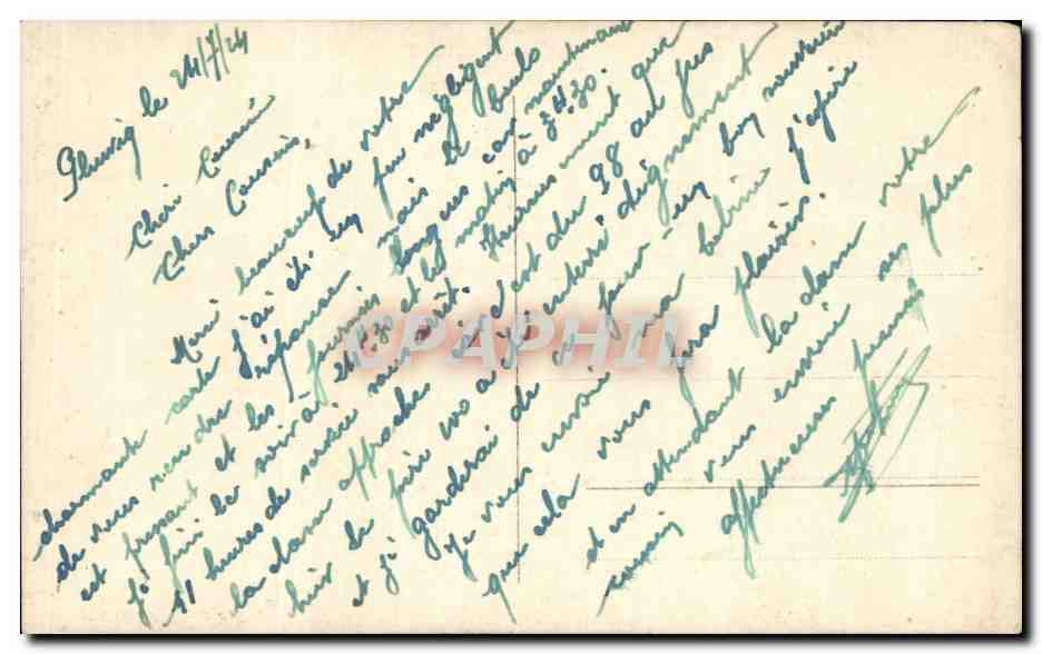 CPA CARTE PHOTO Militaria Soldat — Rückseite