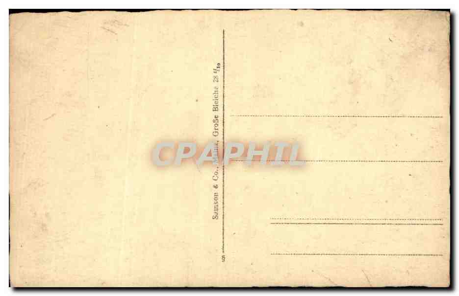 CPA Militaria Soldat — Rückseite