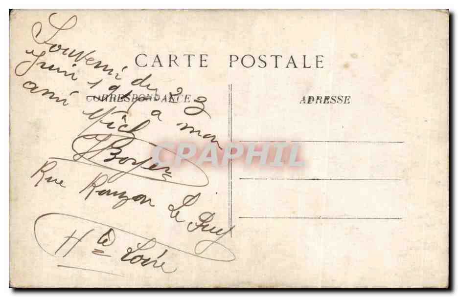 Deux soldats décorés — France — éditeur inconnu, n° de série non visible — Rückseite