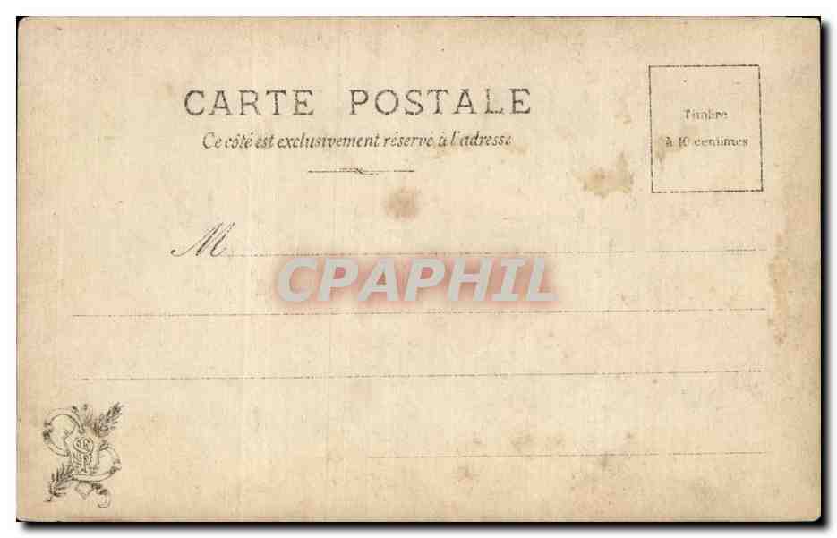CPA Salon 1901 Laergues Foureau — Verso