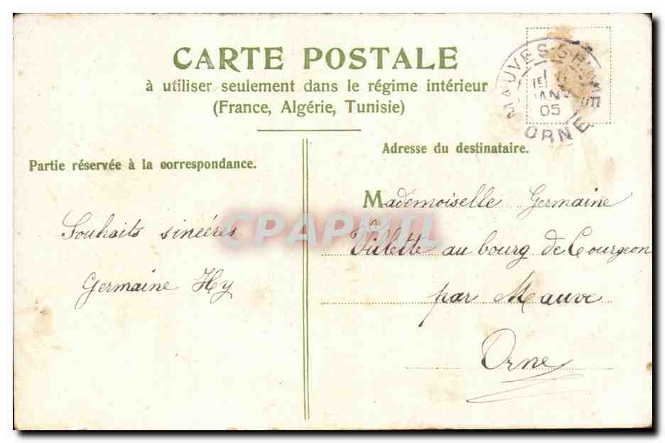 CPA Fantaisie Fleurs  — Verso
