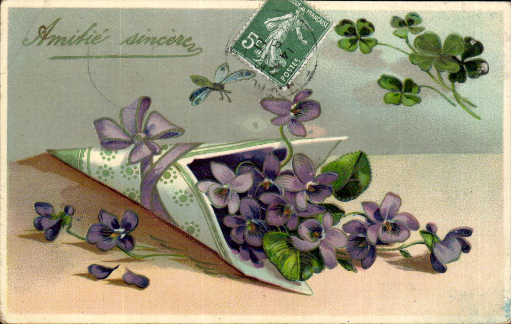 CPA Fantaisie Fleurs 