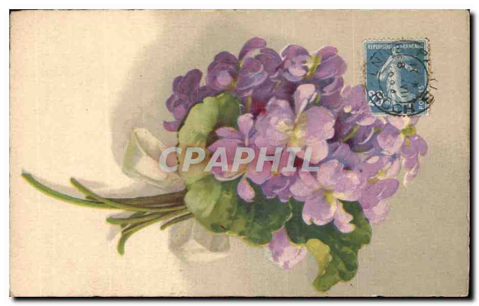 CPA Fantaisie Fleurs 