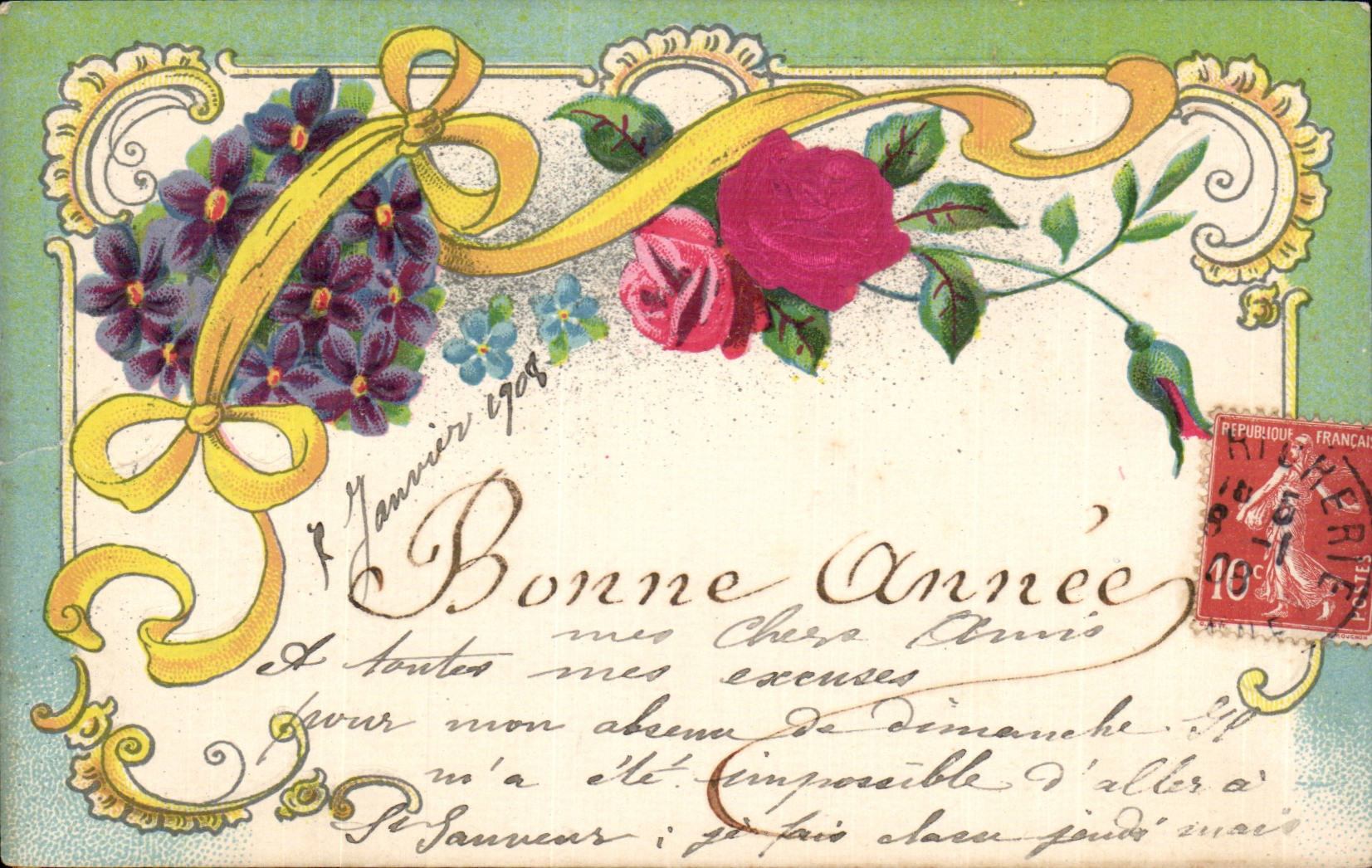 Buen Año — 1° de enero de 1904 — Editor desconocido