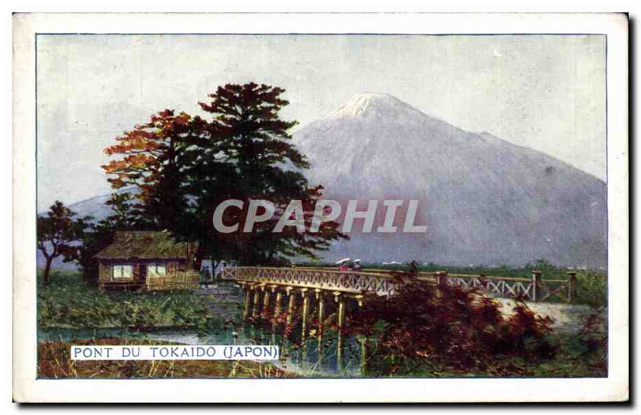 CPA Japon Japan Nippon Pont du Tokaido