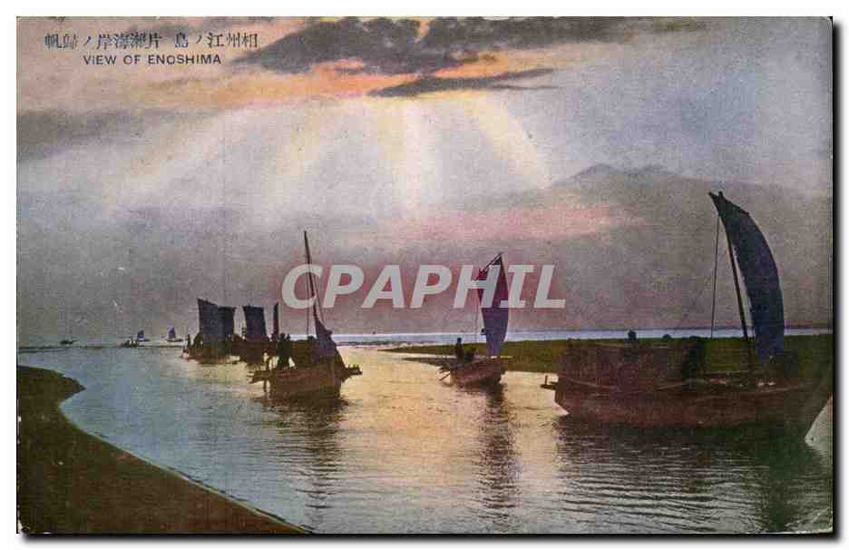 CPA Japon Japan Nippon View of Enoshima