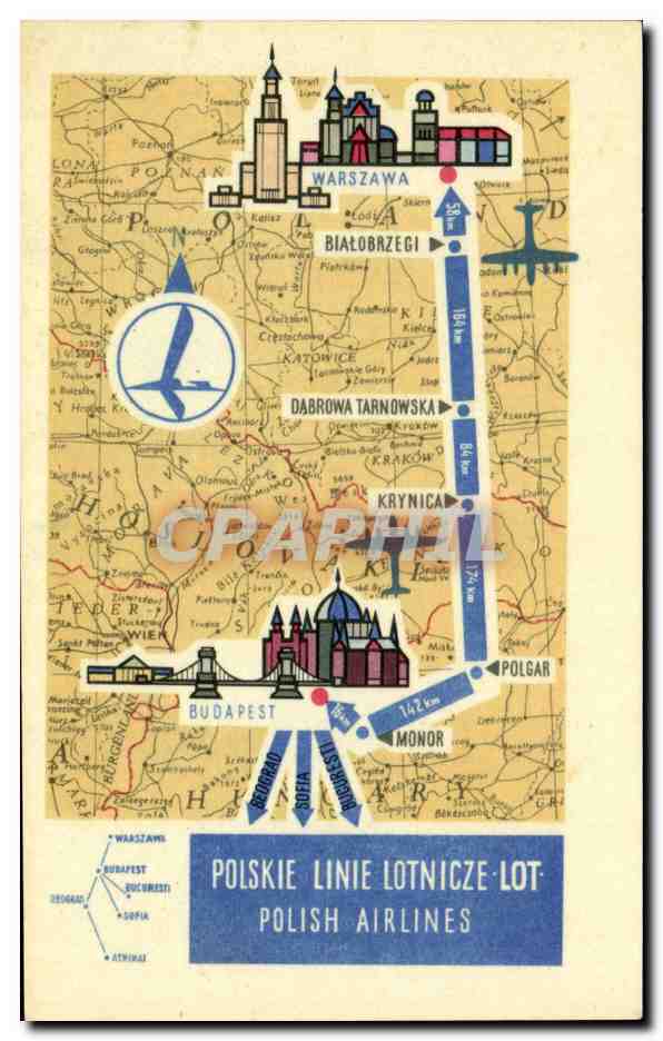 Voyage aérien Warszawa-Budapest — Polish Airlines