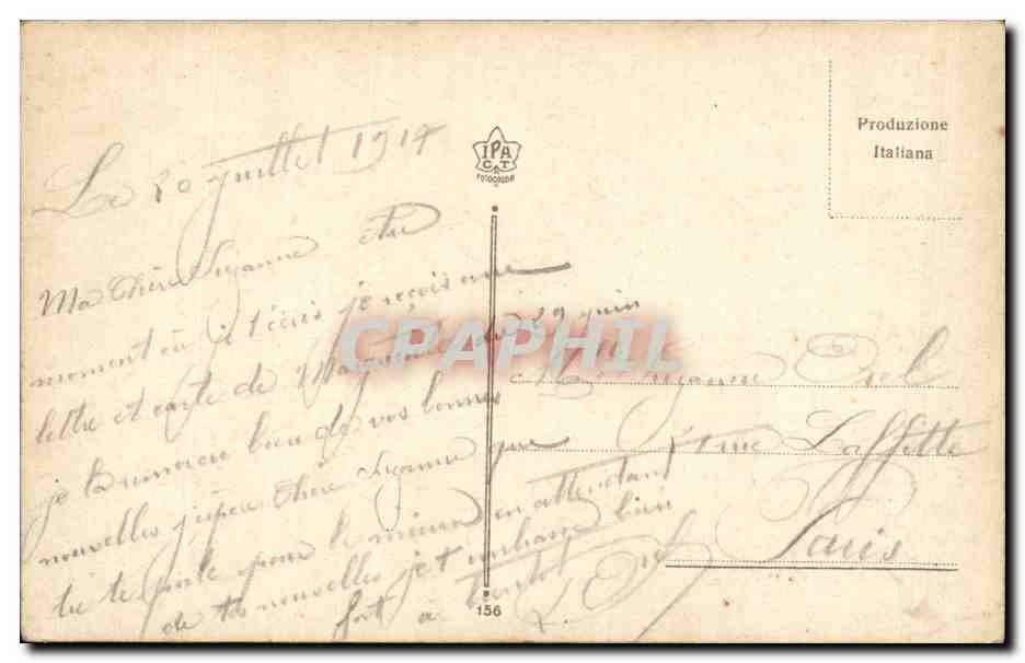 Salonique - Église S. Georges — imprimé en plusieurs langues, avec minaret visible — Rückseite