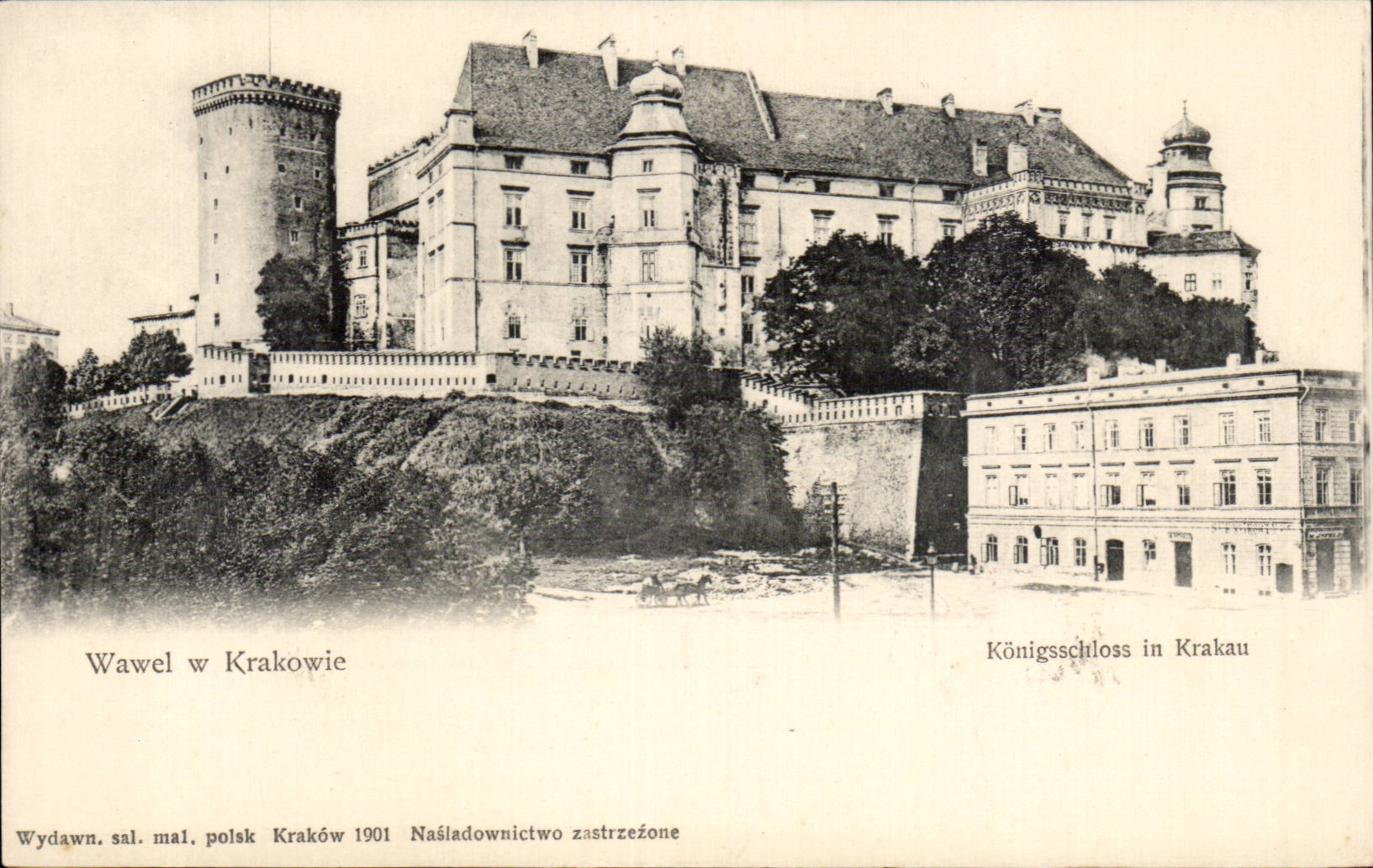 Pologne - Polen - Poland - Warszawa - Varsovie - Warsaw - Koenigsschloss im Krakau - CPA 